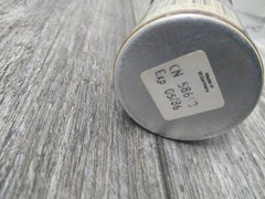Vtg PERDIEM PLAIN 100% BULK LAXATIVE 3.5 oz ORIGINAL TIN TUBE SEALED ( AD-PROP)