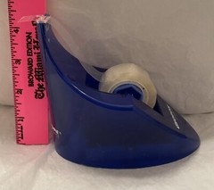 VTG GEODAN 1990’s BLUE TAPE DISPENSER/PAPERWEIGHT Pharma Drug Rep Logo