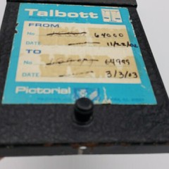 Vintage Talbott Pharmacy Metal RX File Box – Black Industrial Medical Decor