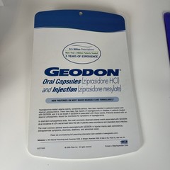 Zyprexa And Geodon Clip Boards Pharmaceutical Advertising