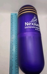 Nexium the Purple Pill Pharmaceutical Advertising Promo Water Bottle Drug Rep
