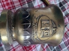 150th Anniversary Brass Mortar & Pestle-Coricidin (OC) Schering Established 1820