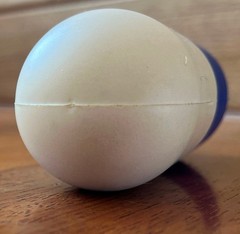 very rare 1970s North York General Hospital foam capsule hand squeezer pharma
