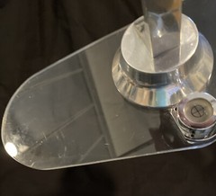 Vintage Chrome & Lucite Apothecary Pharmaceutical Balance Scale MCM Industrial