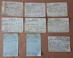 File box & 100 antique prescriptions (1926) – HEROIN, PAREGORIC, BROMIDE