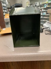 Vintage Phillips Metal File Pharmacy Prescription Box Industrial Rx