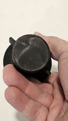 Rare Vtg. Rarical Tablets Cast Iron Pharmacy Advertising Mortar and Pestle