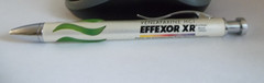 Effexor XR Promotional Pen Metal w/Rubberized Grip – Medium Weight