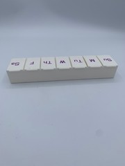 Vintage Zyprexa Olanzapine Weekly Pill Organizer Medical Drug Pharmaceutical Rar
