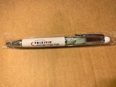 VTG Drug Rep Pen Pharmaceutical White,floating Tablets Unique Pen New in Plastic