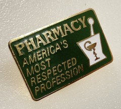Pharmacy Americas Most Respected Profession Pin CA2