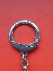 Keychain key ring holder Sandoz Pharmacy Switzerland Albert Hofmann LSD