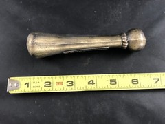 Vtg 1992 Schering metal Mortar and Pestle 30th Edition Christopher Columbus GS6