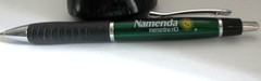 NAMENDA Promo Pen – Metal – Rubberized Grip – Does Not Write