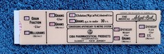 Vtg Ciba NJ Pharmaceutical Medical Slyd-Rul 1946 Conversion Apothecary – Metric