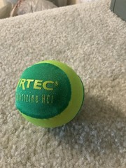 Vintage Pharmaceutical Drug Rep Zyrtec Tennis Ball Shaped Promo Stress Ball NEW