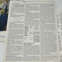 1963 Pfizer Renese Drug Advertising Distinguished Art Prints Brochure Lot Of 4