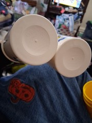 2 PROTONIX I.V. 40 mg PLASTIC CUP PHARMACEUTICAL DRUG REP ITEM As Is