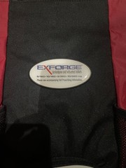 Vintage 90 ‘s Pharmaceutical Drug Rep Promotional Backpack Nylon Logo Exforge