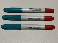 Diovan HCT & Diovan Branded Pharmaceutical Promotional Pens Lot of 3 Collectible