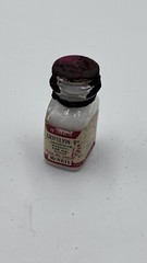 RARE Vintage Grifulvin McNeil Clear Glass Medicine Bottle as display/collectible