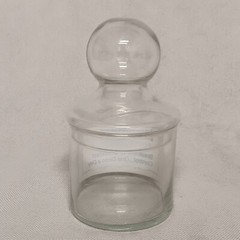 Micronase Drug Rep Pharmaceutical Advertising Apothecary Jar With Lid Glass