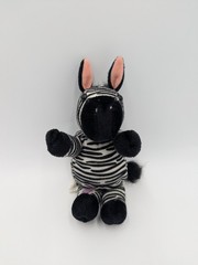 VTG Zebra Plush Advertising Drug Rep Pharma Stuffed Animal Zithro Pfizer 1999