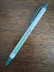 Rare Drug Rep Remeron SolTab Pen Medical Pharmaceutical Green White Merck Works