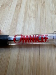 Omnicef Cefdinir Antibiotic Pharma Promo Pen Clear Black Red Tested & Working