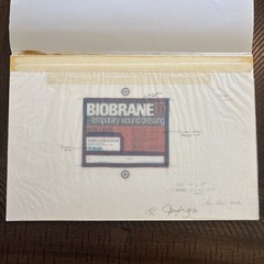 Lot Of 5 BIOBRANE II Signed Original Label Art Works Winthrop Pharma w/ Booklet