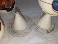 1960s Merck Pharmaceutical Advertising Model „Aldomet Methyldopa“ Eye Model
