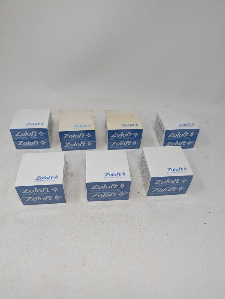 Zoloft Post It Notes Lot Pharmaceutical Rep Advertising Promotion 1994 Of 7