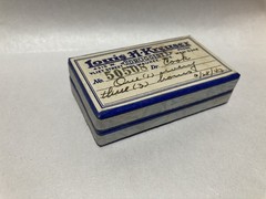1943 Druggist Pharmacist Cardboard Pill Box Louis Kreuser