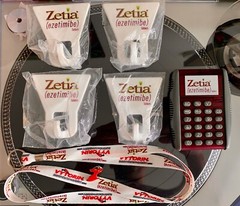 Merck ZETIA Vytorin – Pharma Rep Items – Calculator, Pen, Hangers, Lanyard