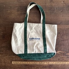 Vintage Pharmaceutical Promo Canvas Cotton Tote Bag Copaxone Teva Neuroscience