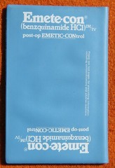 *RARE* 1976 Drug Rep Promotional EMETE-CON® Pocketsize Notebook & Pad *VG*