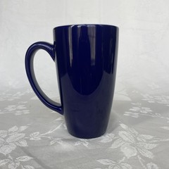 Pfizer Pharmaceutical Advertising Coffee Mug Drug Promo Vaccine 18 oz Indigo