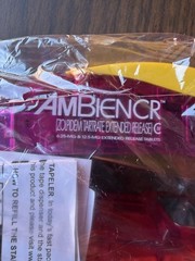 Ambien CR Tape Dispenser Promo Zolpidem Pharmaceutical Office Desk Dispenser