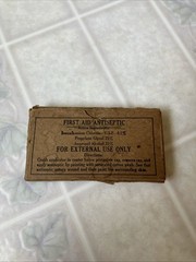 Vintage 1950’s Marion Health & Safety First Aid Antiseptic Applicators Medicine