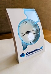 VTG GLUCOTROL XL Desk Clock in Excellent Condition Pharma Drug Rep
