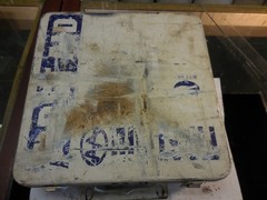 VTG Metal First Aid Kit Box BLUE BIRD BODY CO. Coach Heavy Steel Bluebird