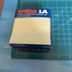 Vintage Drug Rep Pharmaceutical Promo Medical Advertising Post It Notes Entex LA