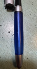 XANAX XR PEN: Blue & Silver-Metal-Refillable Ball Point-Pharmaceutical Promo NEW