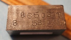 1958 PARKE DAVIS CADUCEUS Charm STEEL STAMPING DIE Robbins RBX473