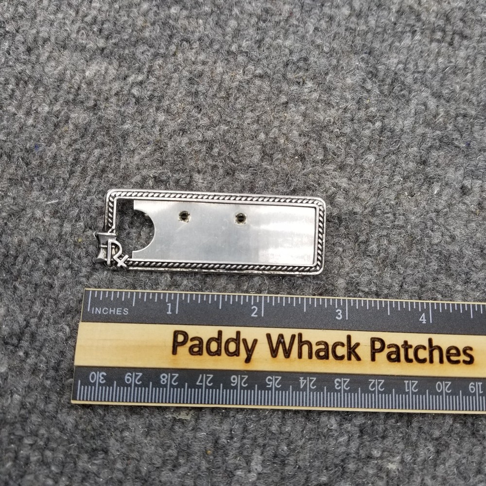 Vintage RX Rex McKay Service McKesson & Robbins Inc Pharmacist Name Tag Pin L6,