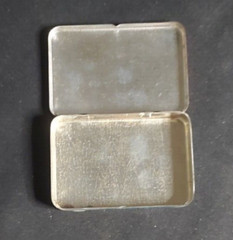 Old Empty Medicine Tin DeWitt’s Laxative Cold Tablets EC DeWitt Chicago New York
