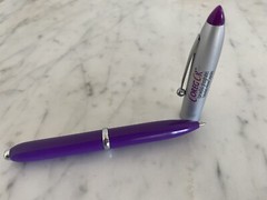 Coreg CR COLLECTIBLE Pharmaceutical drug rep Metal Flashlight Pen Rare!!