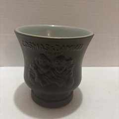 Vintage Schering Cosmas & Damian Pharmacy Mortar Only
