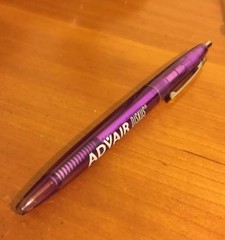 ADVAIR DISKUS Translucent Purple Drug Rep Pharmaceutical Pen ~ RARE