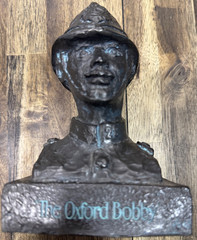 1977 The Oxford Bobby Resin Bust Bristol Laboratories Tegopen Promotional Statue